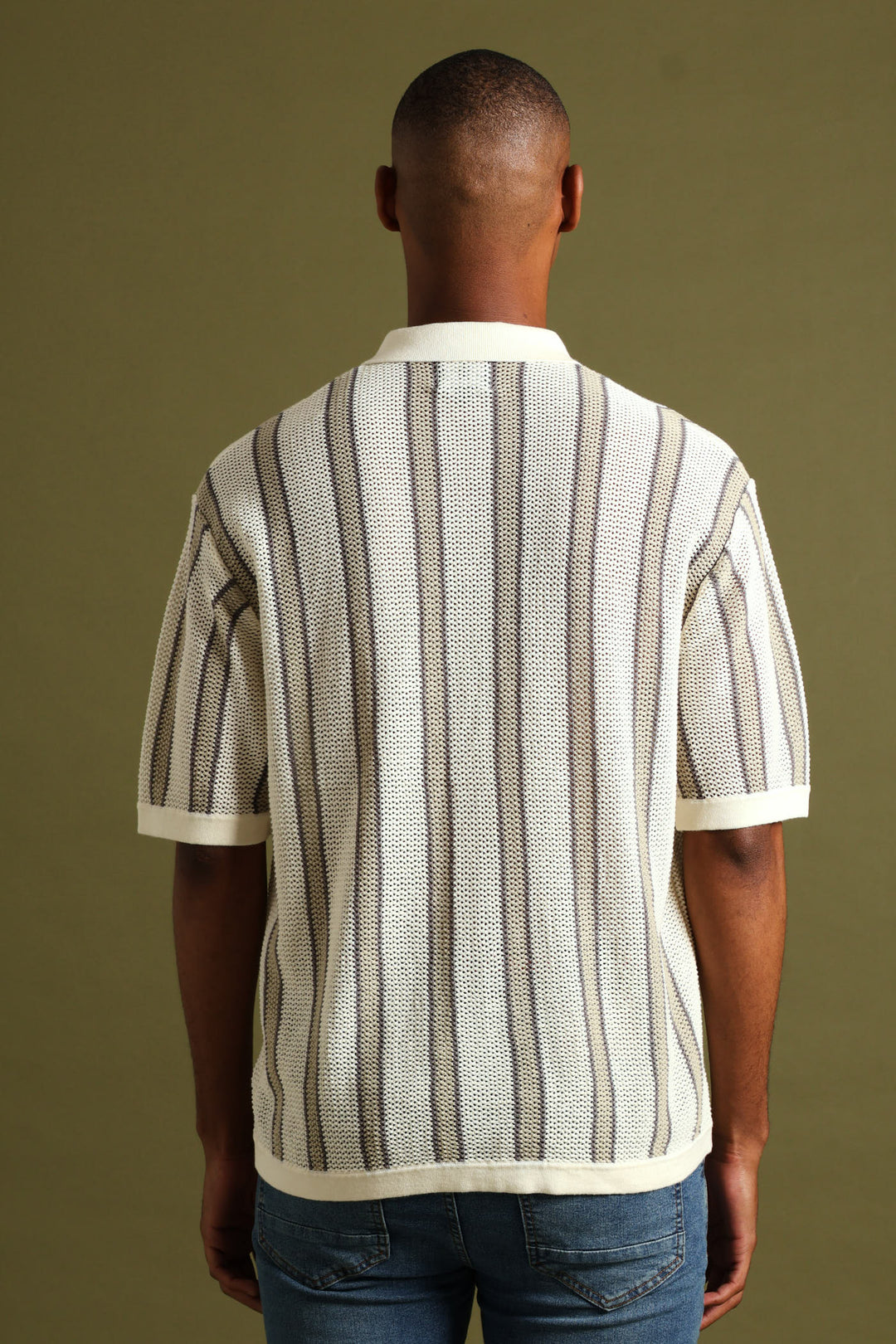 Crochet Shirt - Stone