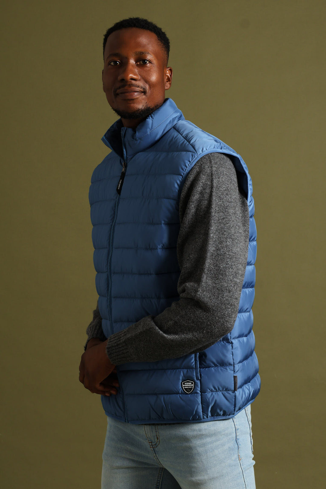 Puffer Gilet - Steel Blue