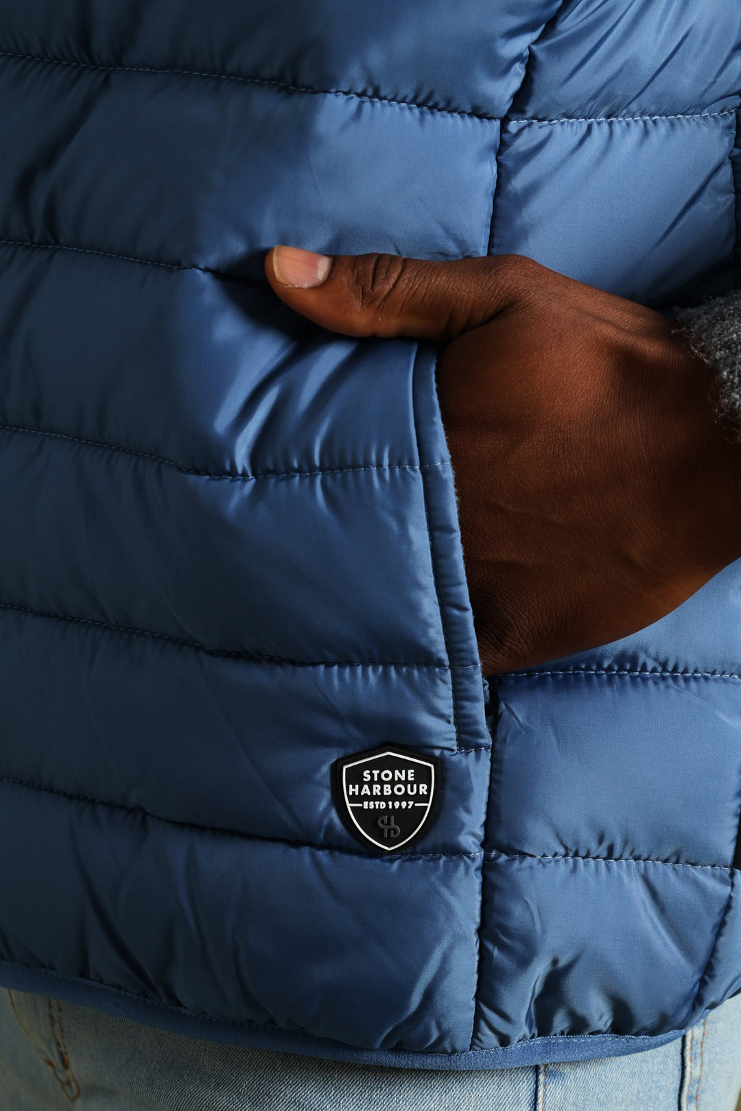 Puffer Gilet - Steel Blue