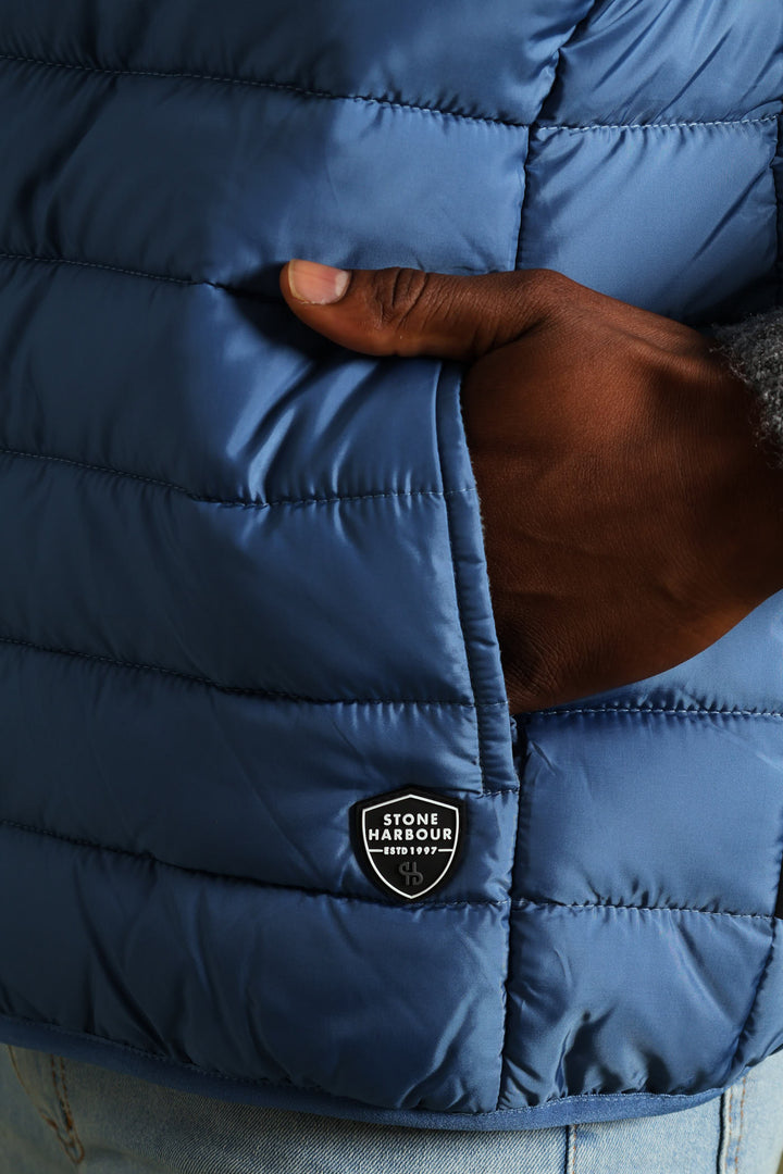 Puffer Gilet - Steel Blue