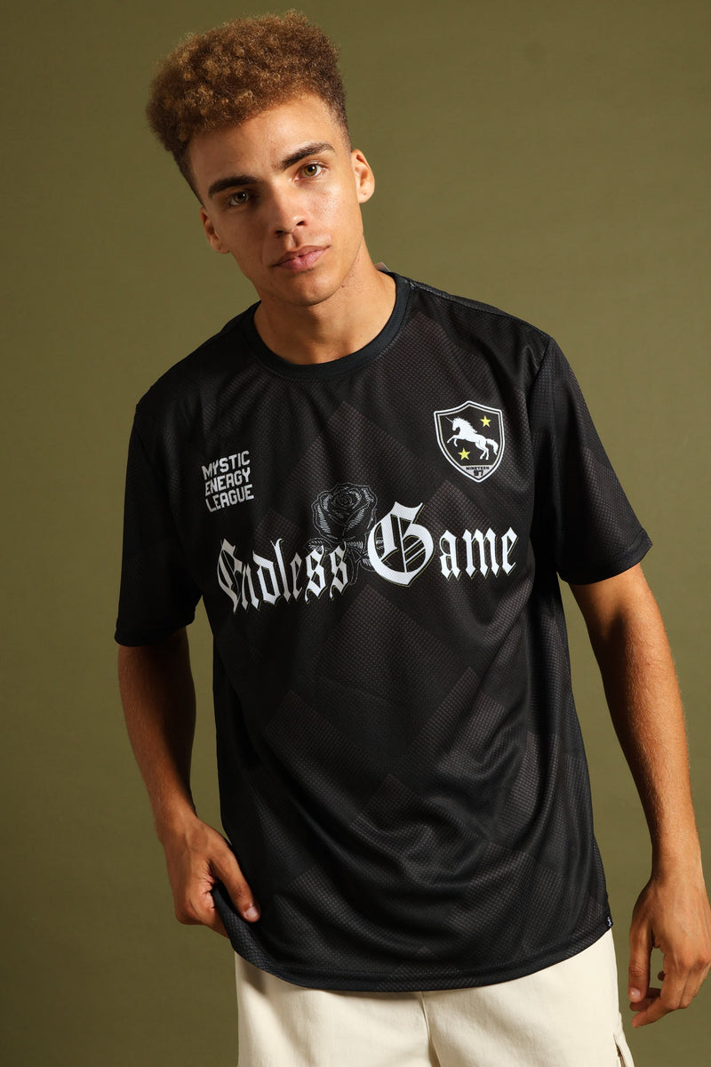 Dark Sport Jersey Tee - Black