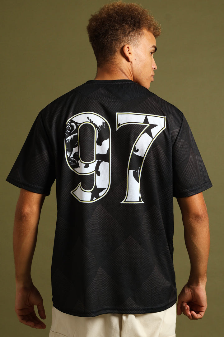 Dark Sport Jersey Tee - Black