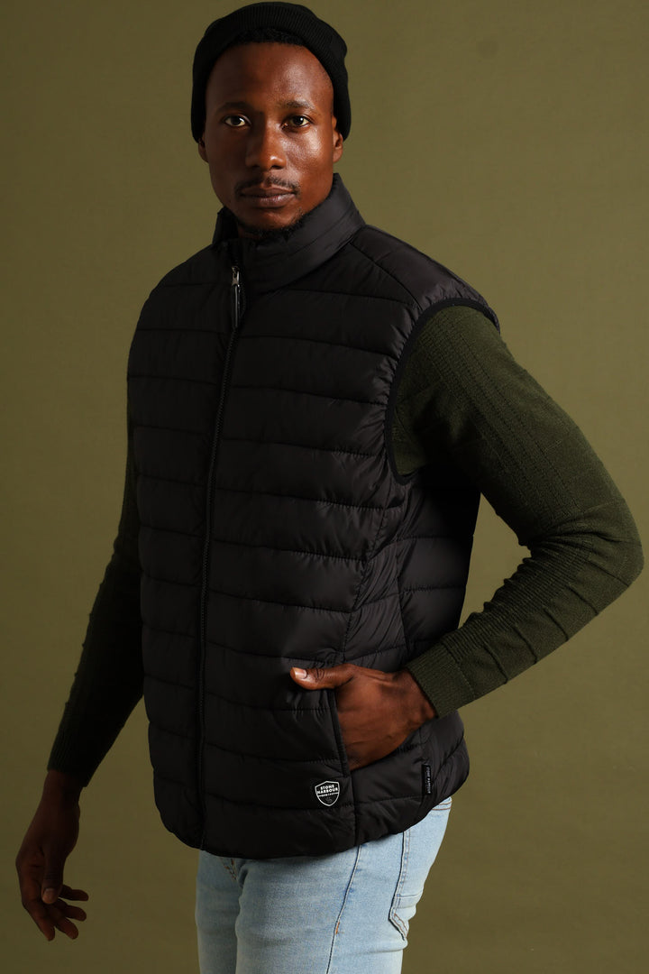 Puffer Gilet - Black
