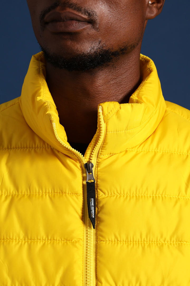 Puffer Gilet - Yellow