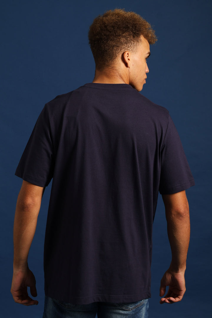 Graphics Execution Tee - Navy
