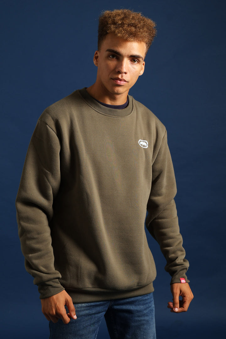 Never Out Crew Top - Olive