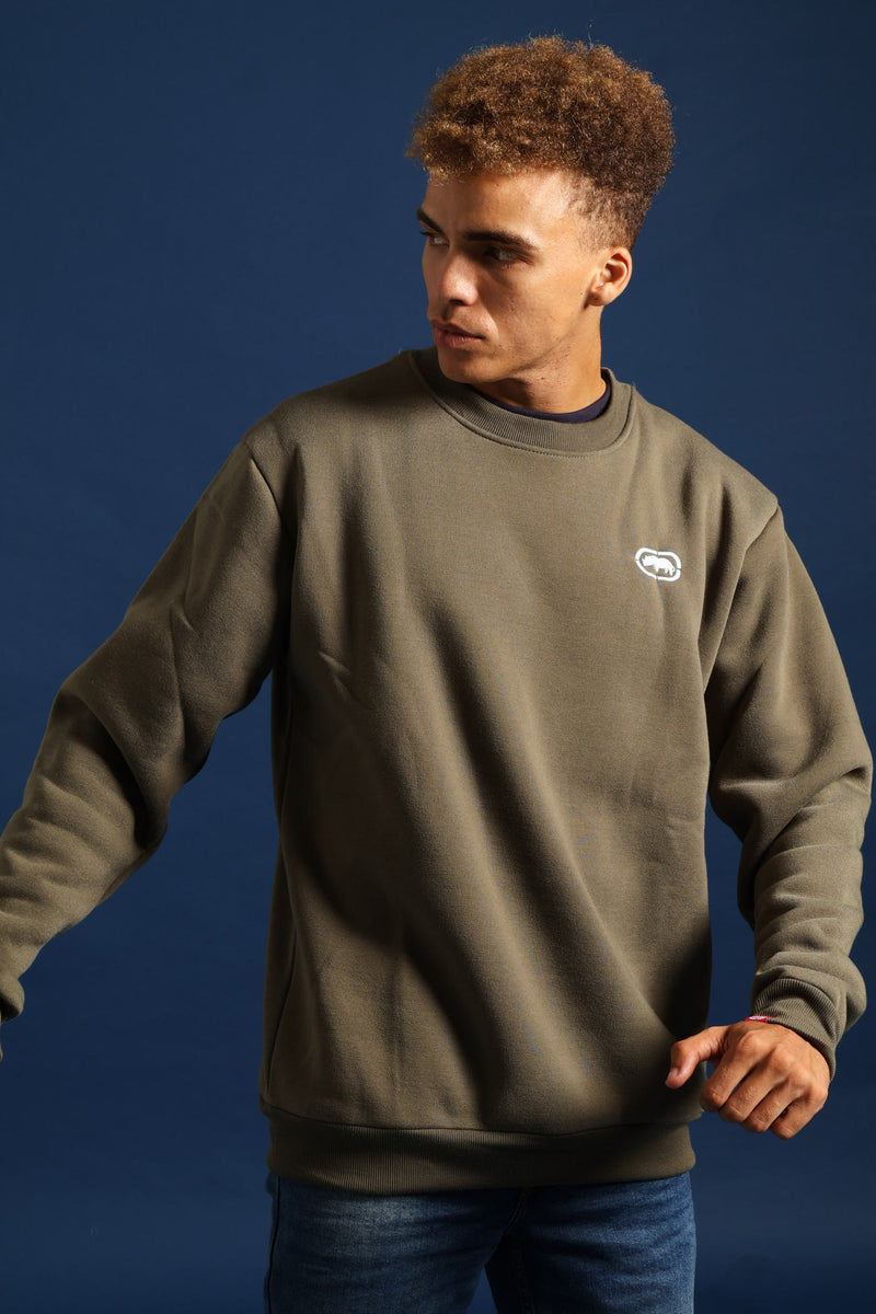 Never Out Crew Top - Olive