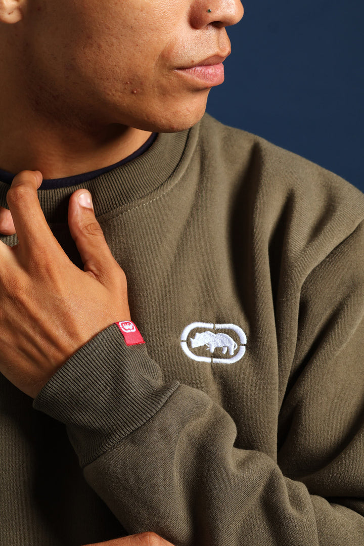 Never Out Crew Top - Olive