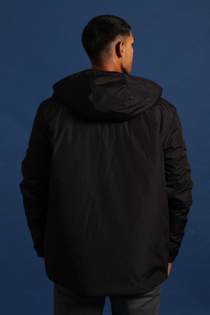 Hooded Shell Jacket - Black
