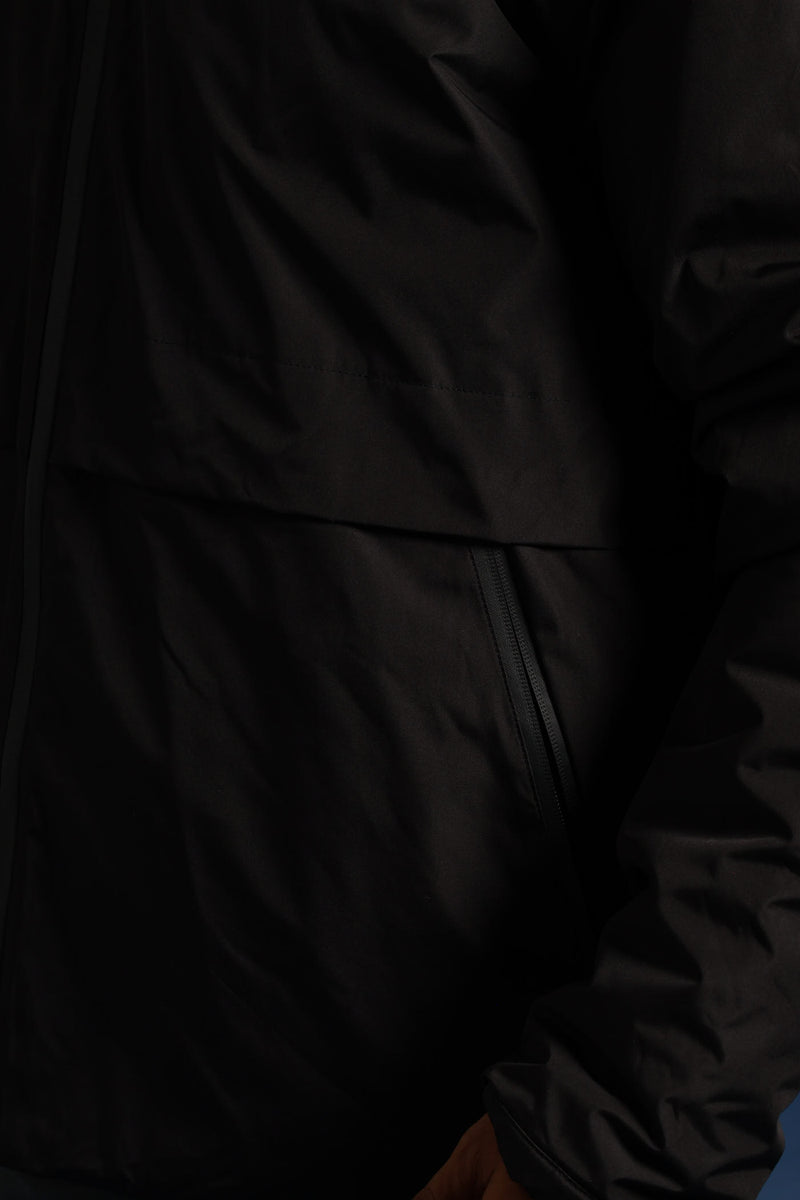 Hooded Shell Jacket - Black