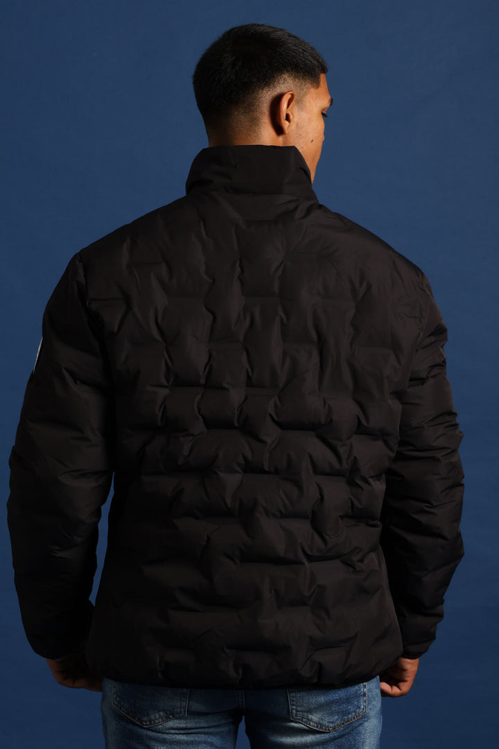 Heat Seal Puffer Jacket - Black