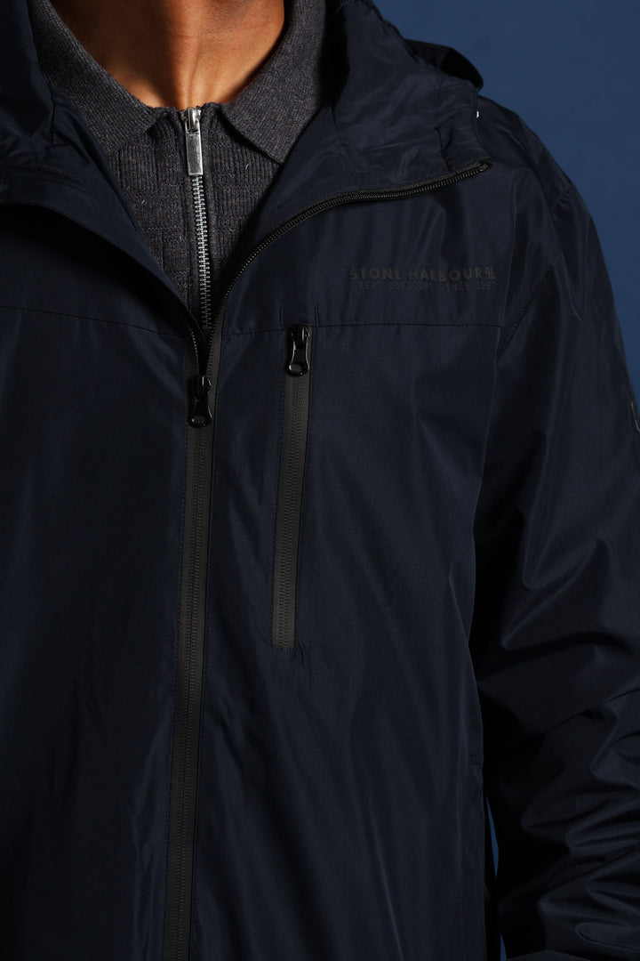 Hooded Anorak - Navy