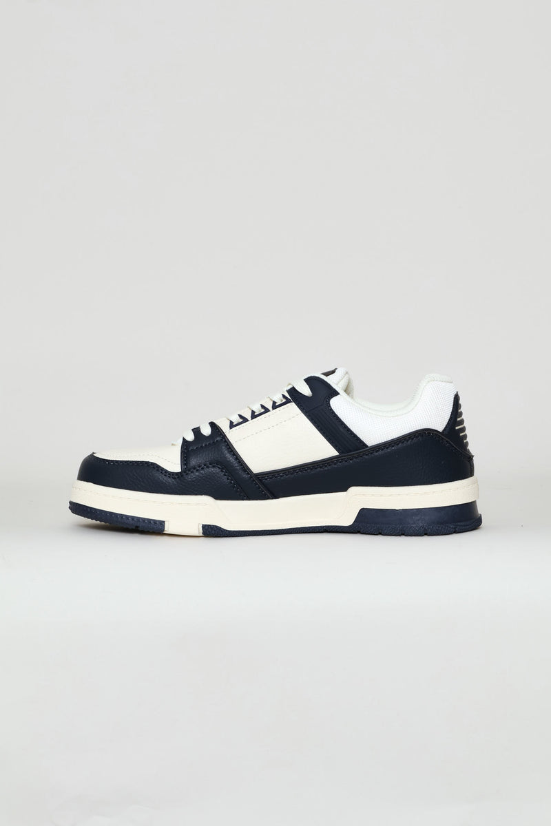 Dante Panelled Sneaker - Navy