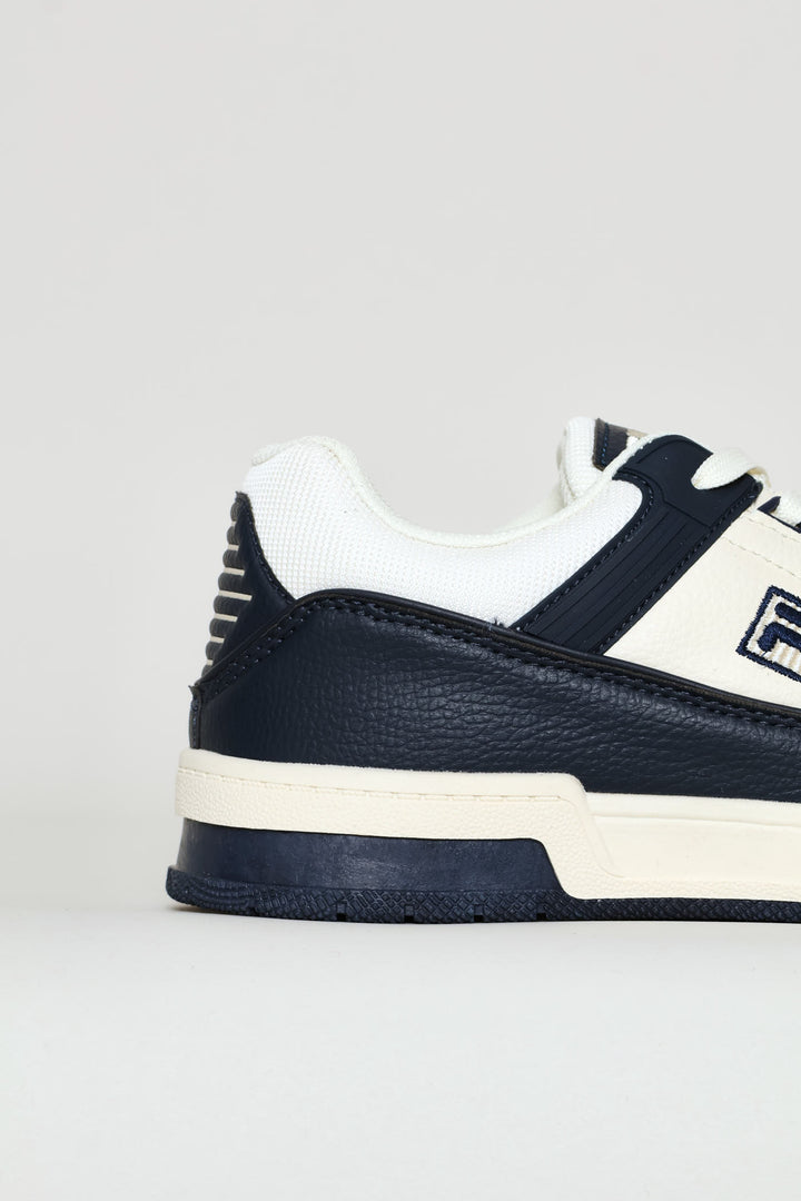 Dante Panelled Sneaker - Navy