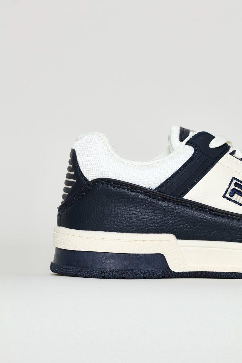 Dante Panelled Sneaker - Navy
