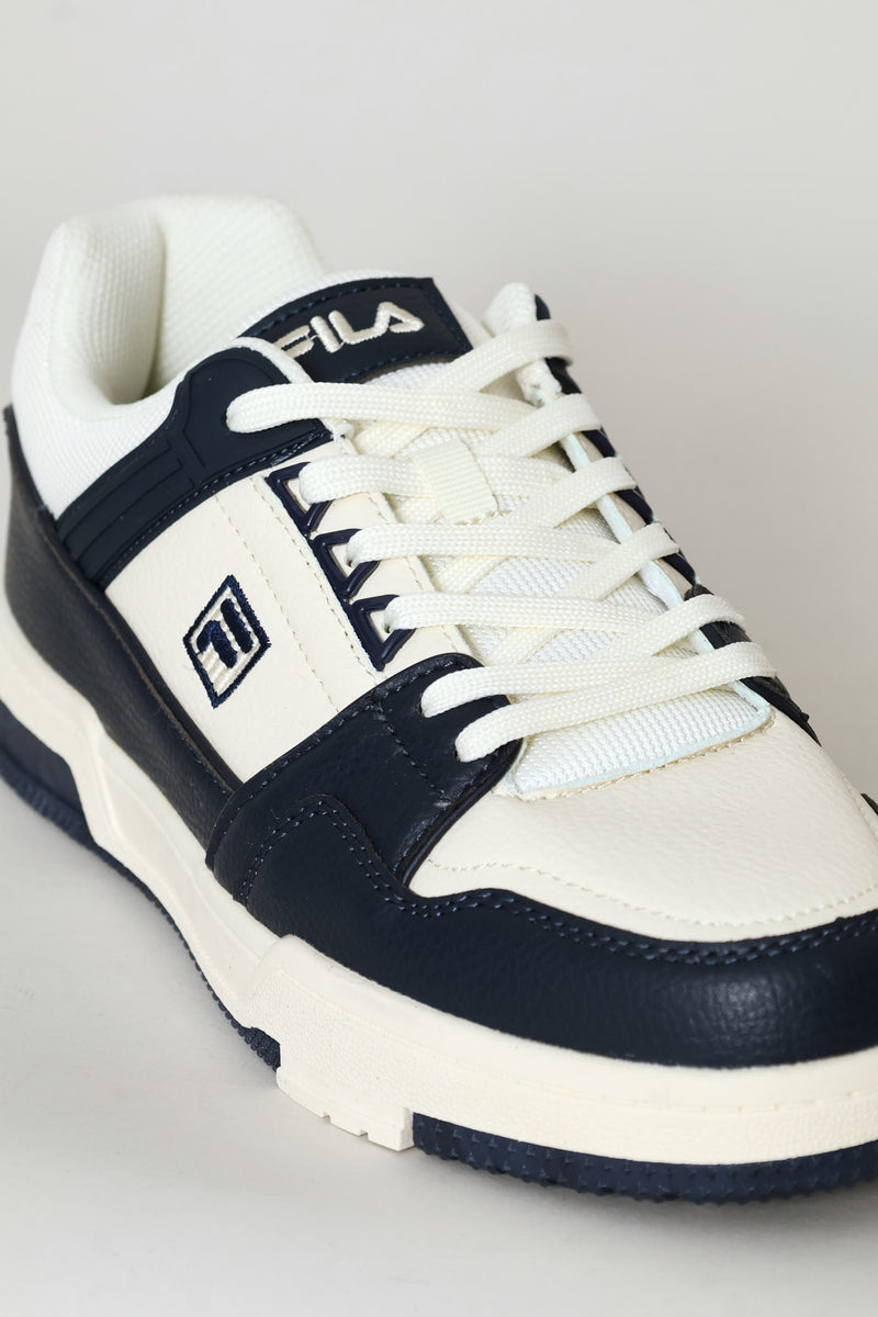 Dante Panelled Sneaker - Navy