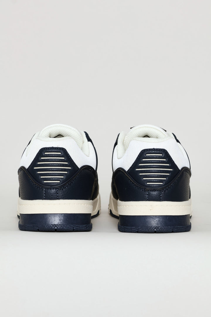 Dante Panelled Sneaker - Navy