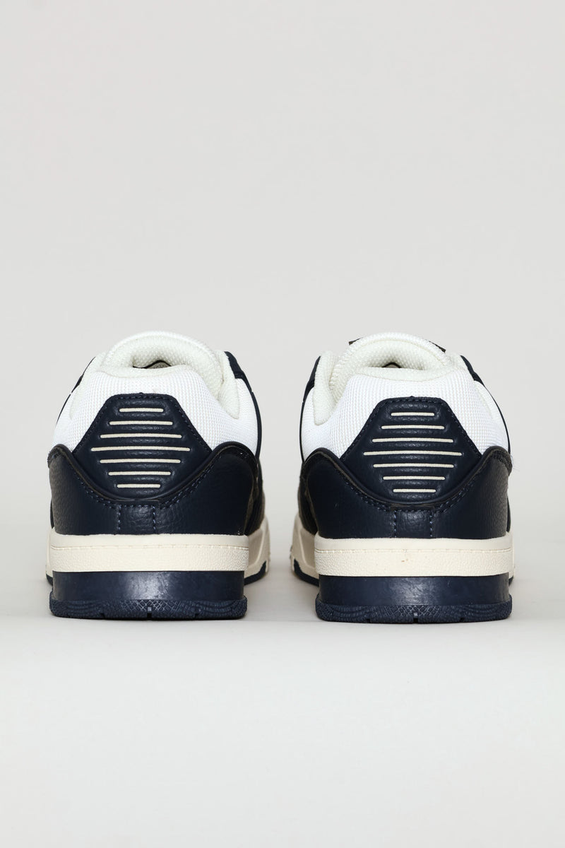 Dante Panelled Sneaker - Navy