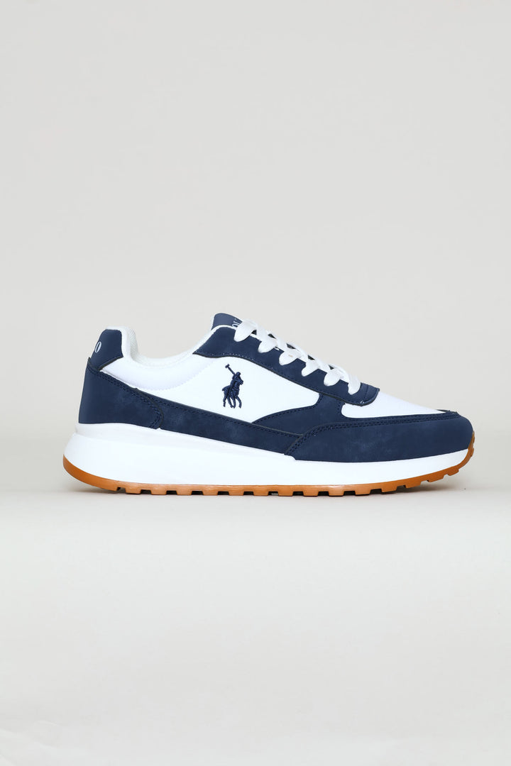 Basic Runner Sneaker - Navy/White