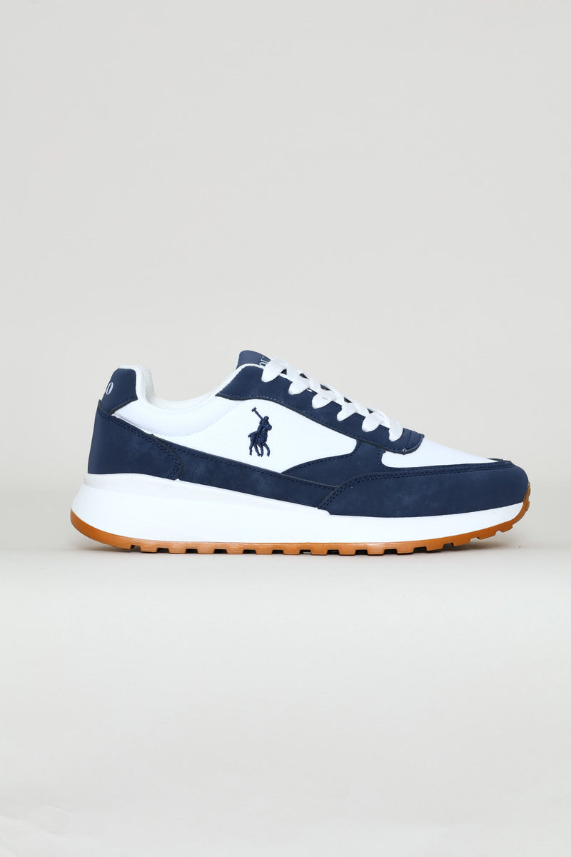 Basic Runner Sneaker - Navy/White
