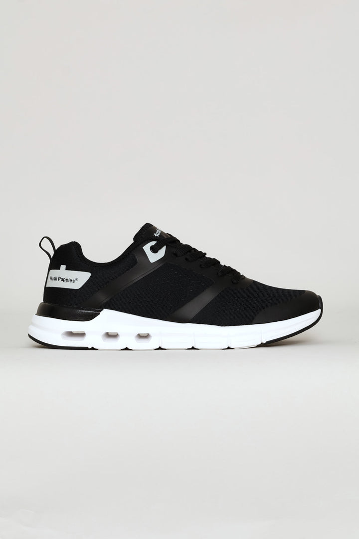 Rocks Lace Up Trainer - Black