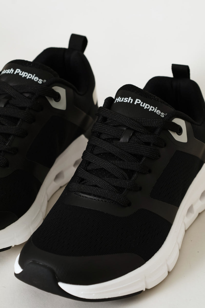 Rocks Lace Up Trainer - Black