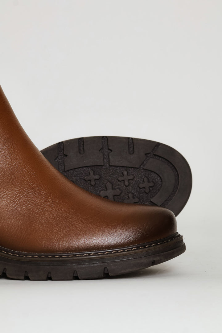 Soft Ankle Boots - Stone