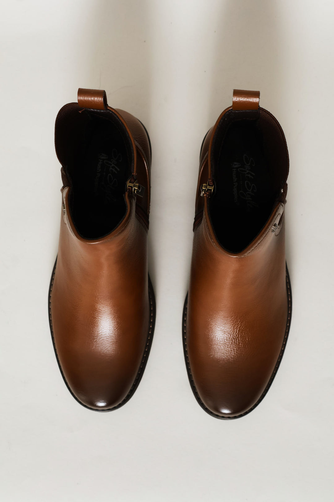 Soft Ankle Boots - Stone