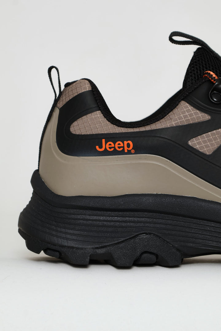 Compass Hiker Shoe - Black/Stone
