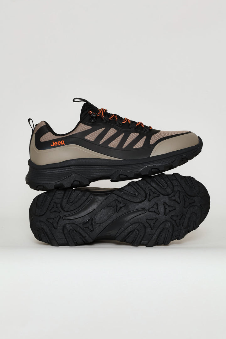 Compass Hiker Shoe - Black/Stone