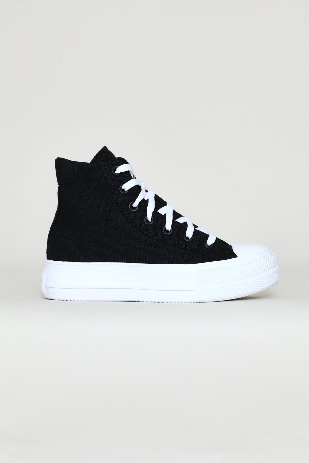 Day One Platform Hi Top Sneaker - Black