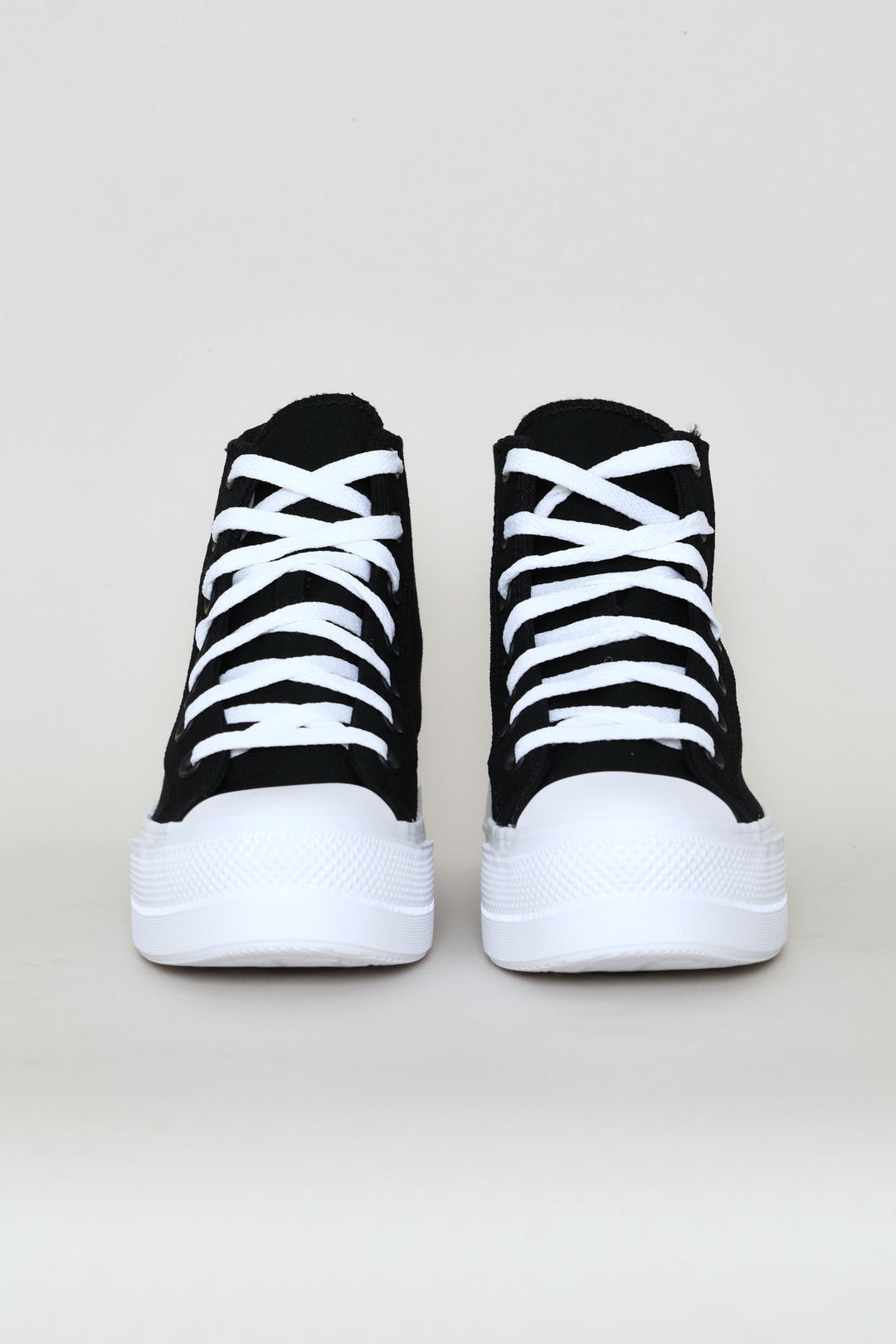 Day One Platform Hi Top Sneaker - Black