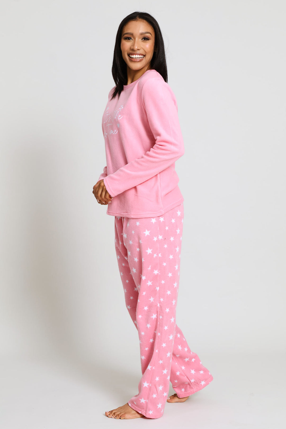 Me Time Polar Fleece Set - Dusty Pink