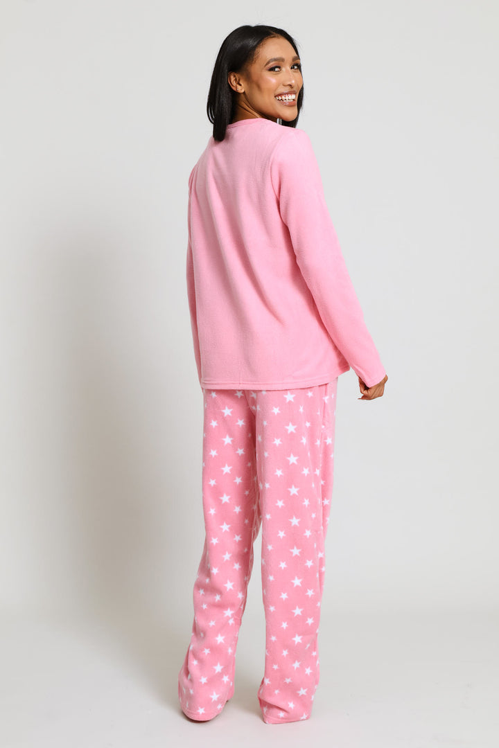 Me Time Polar Fleece Set - Dusty Pink
