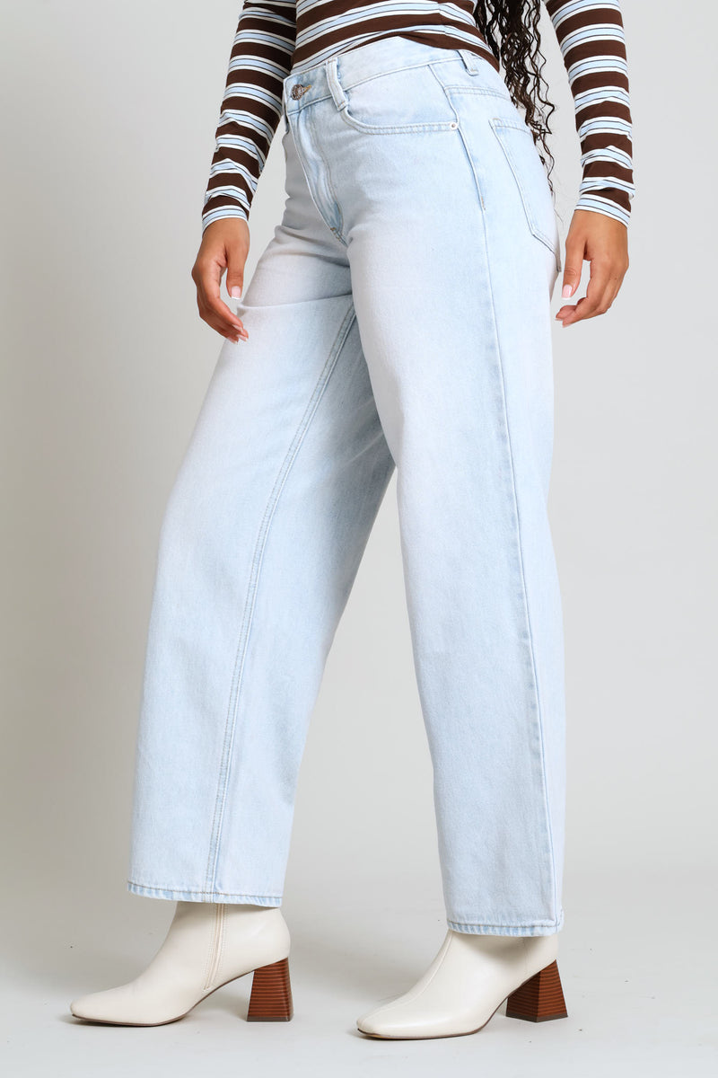 Baggy Barrel Denim - Bleach
