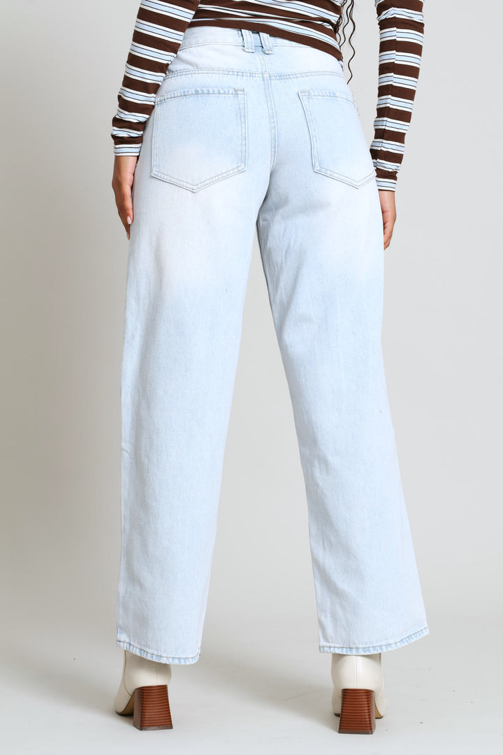 Baggy Barrel Denim - Bleach