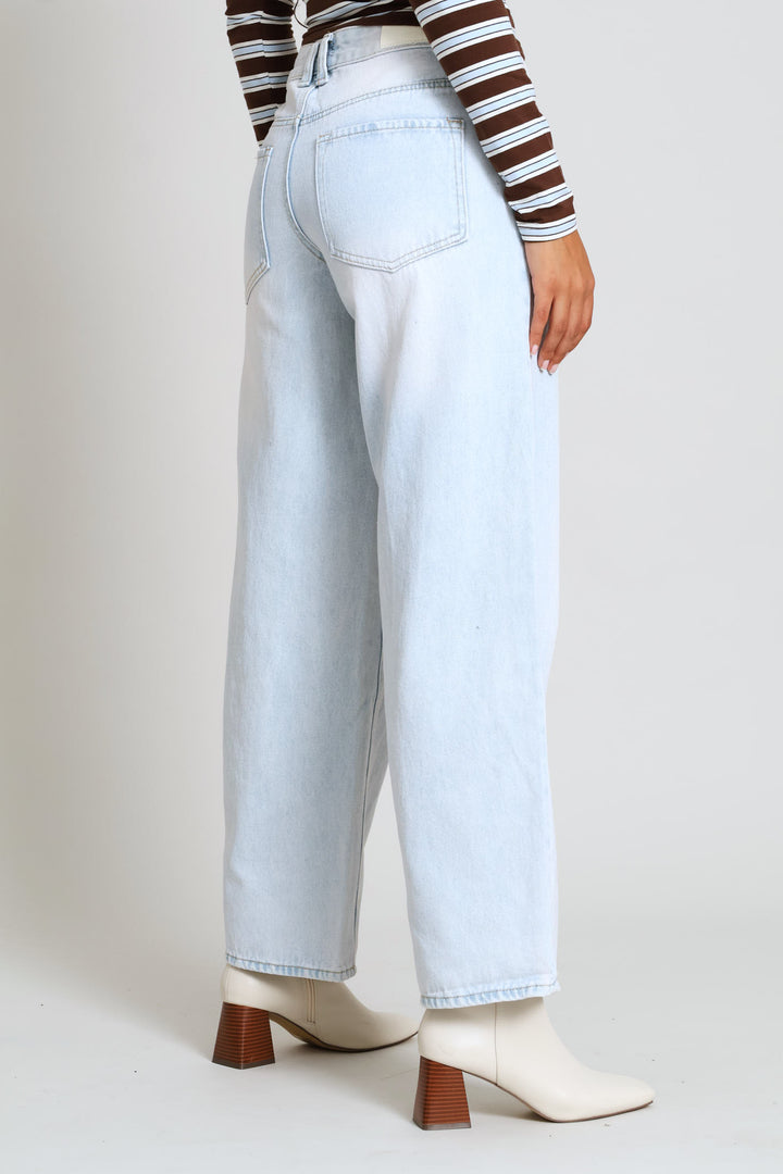 Baggy Barrel Denim - Bleach