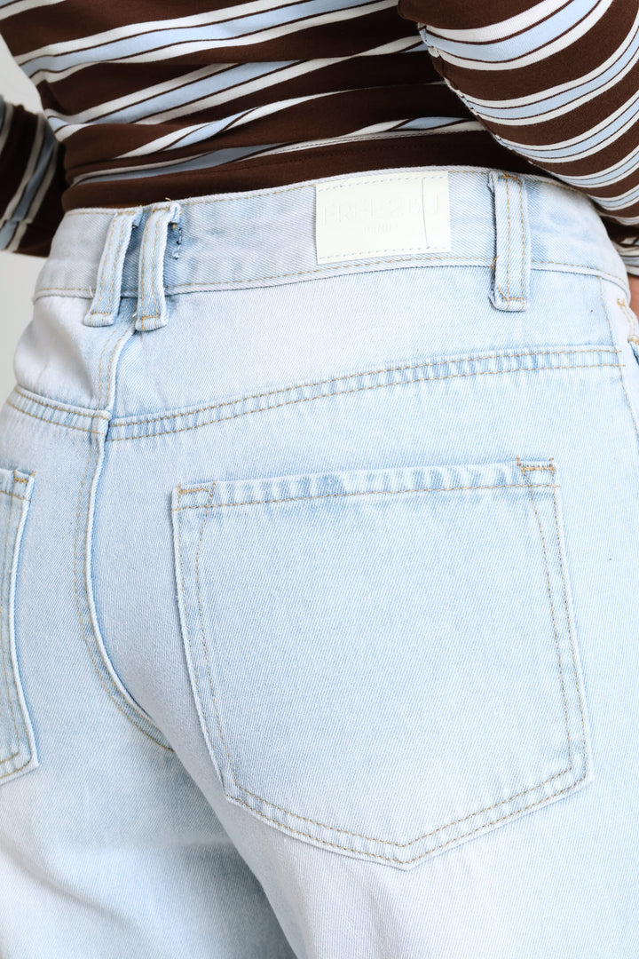 Baggy Barrel Denim - Bleach