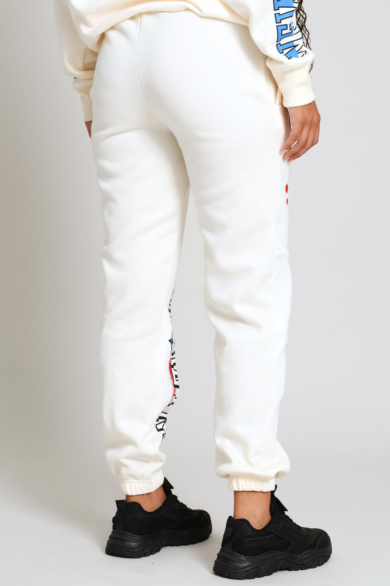 Dope Love Fleece Jogger - Off White