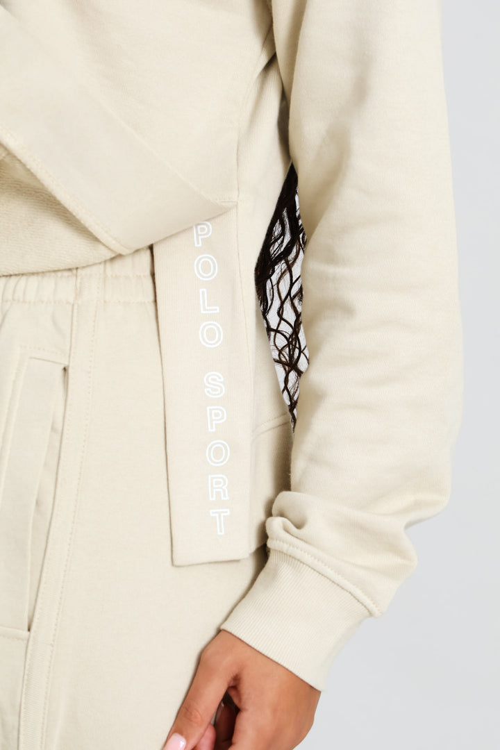 Casey Track Top - Beige