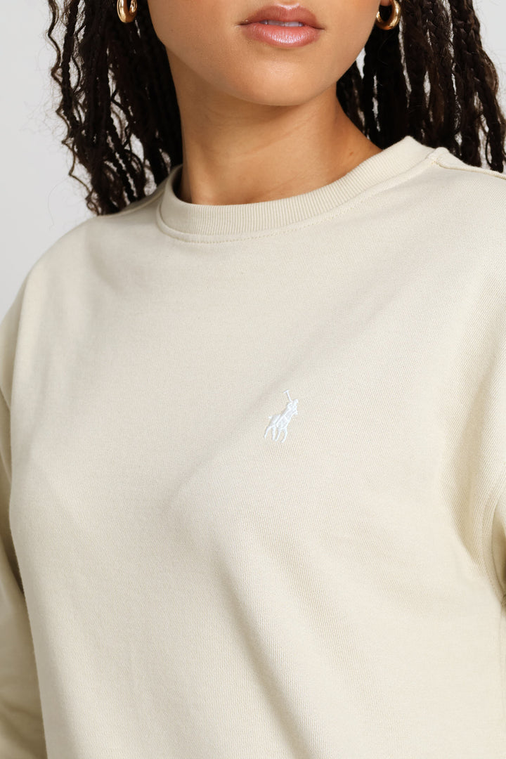 Casey Track Top - Beige