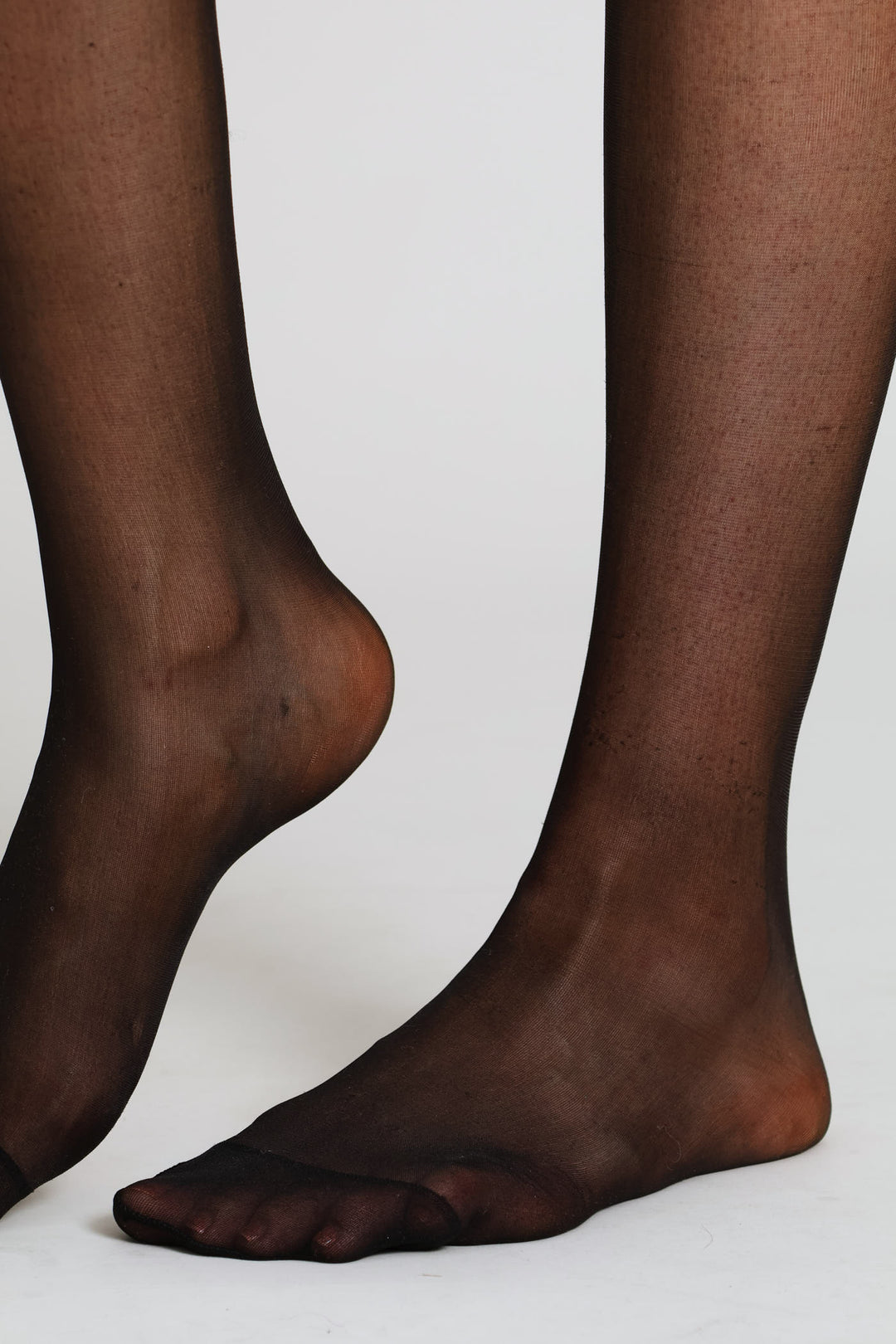 Extra Sheer High Shine Stockings - Black