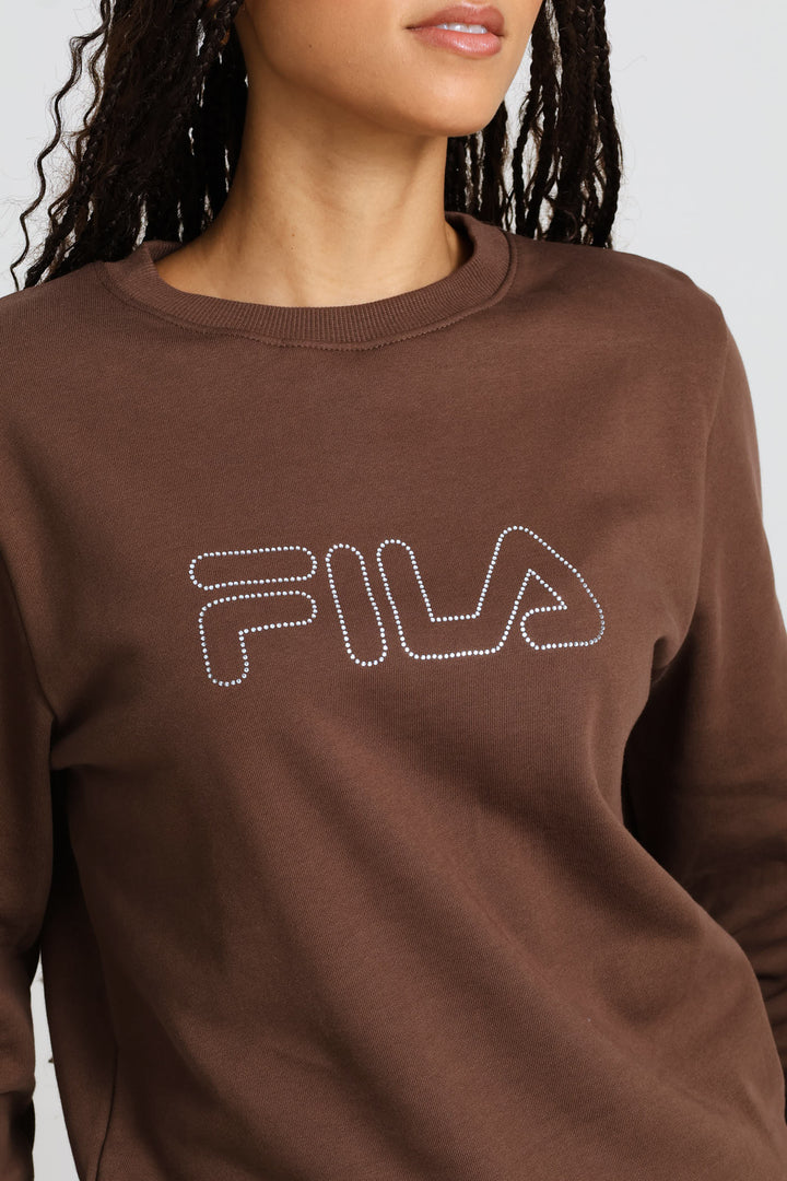 Diva Sweatshirt - Dark Brown