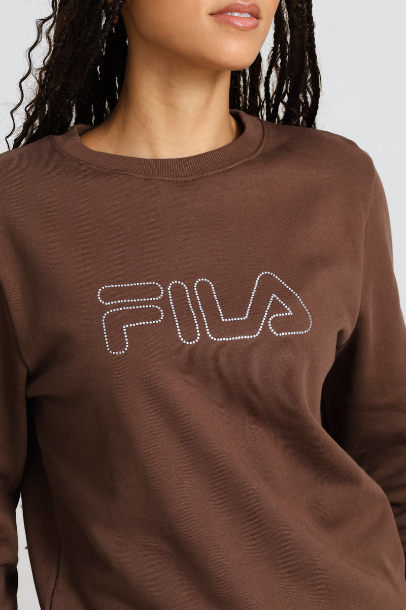 Diva Sweatshirt - Dark Brown