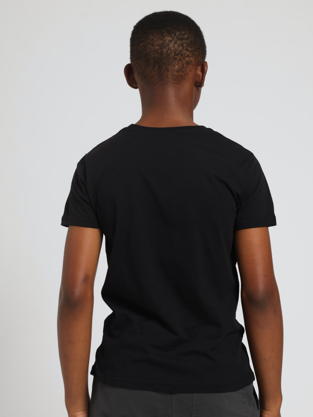 Boys LA Basketball Tee - Black