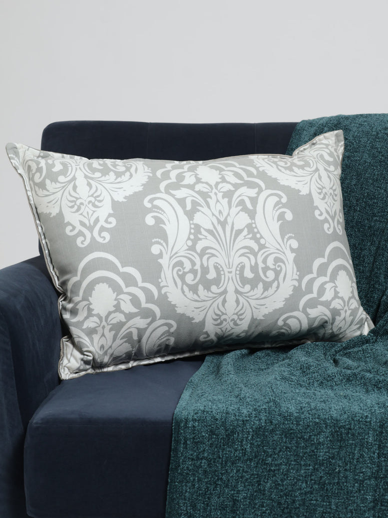Damask Scatter Cushion 40x60cm - Grey