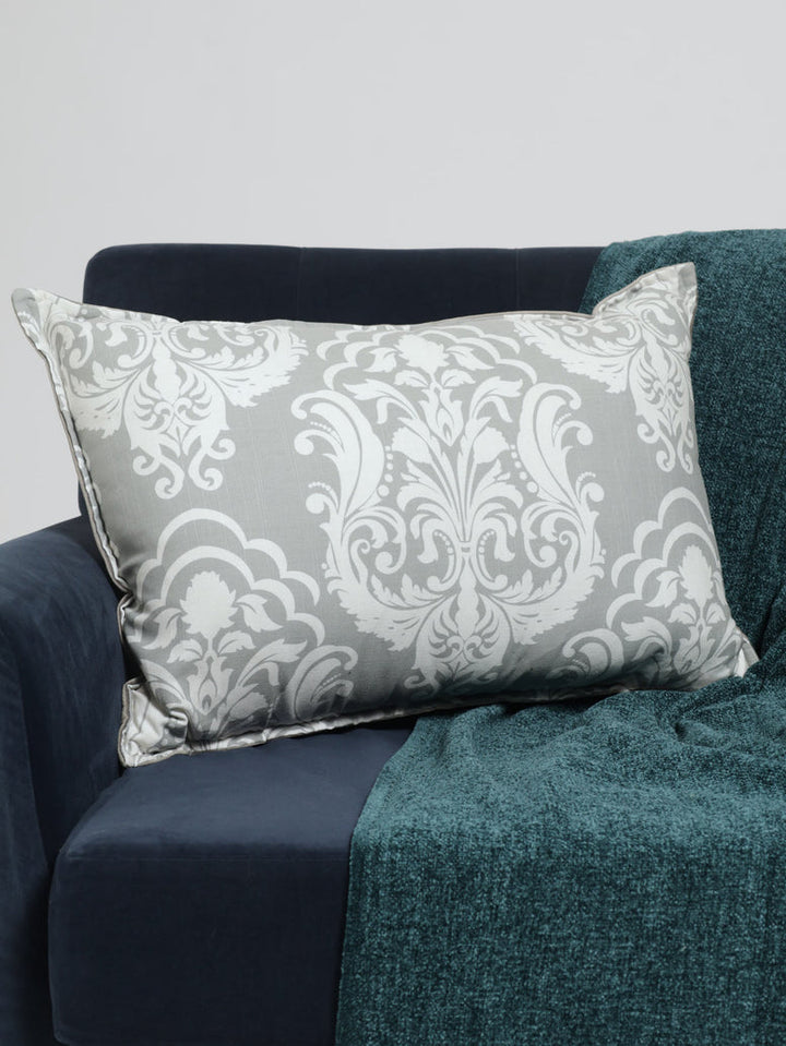 Damask Scatter Cushion 40x60cm - Grey