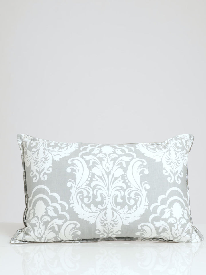Damask Scatter Cushion 40x60cm - Grey
