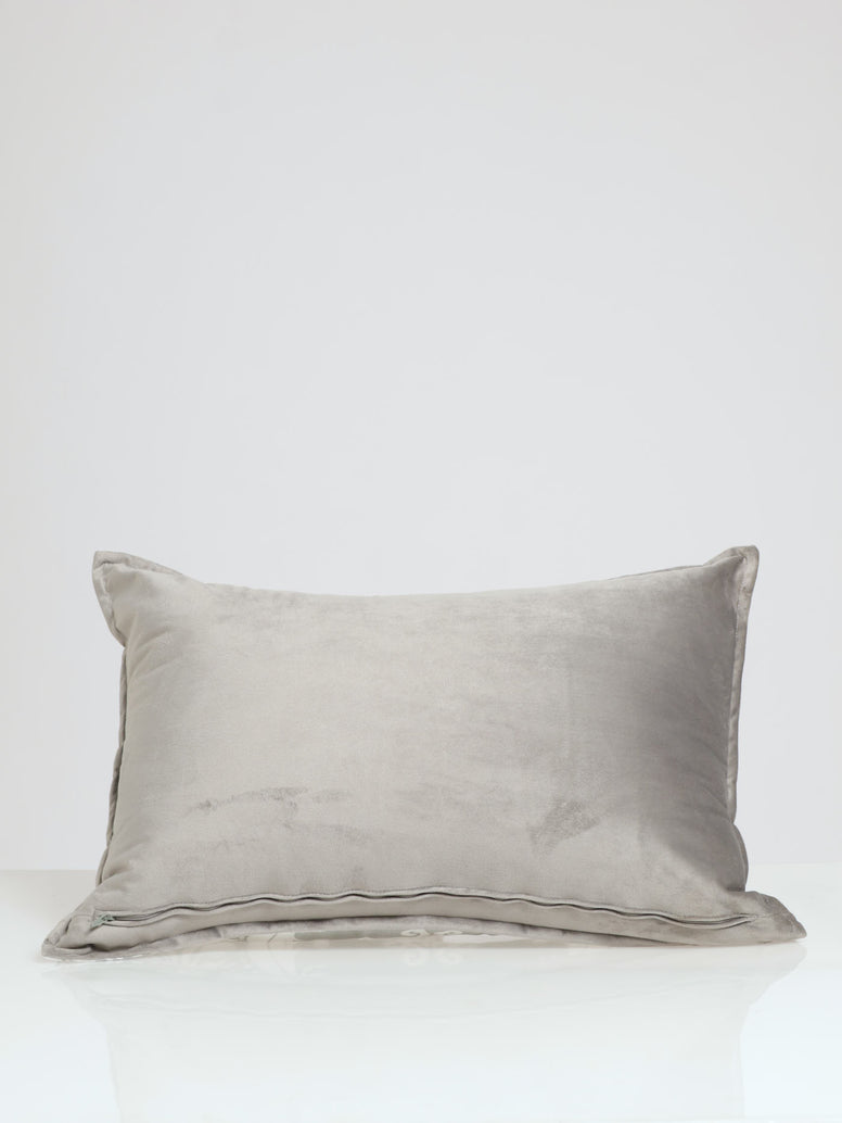 Damask Scatter Cushion 40x60cm - Grey