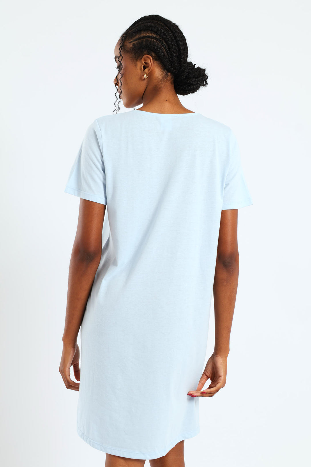 2 Pack Butterflies Sleepshirt - Navy/Light Blue